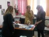 Επίσκεψη της Υφ. Υγείας, Κατερίνας Παπακώστα, σε σχολεία κατά τη διάρκεια εμβολιασμού των παιδιών.